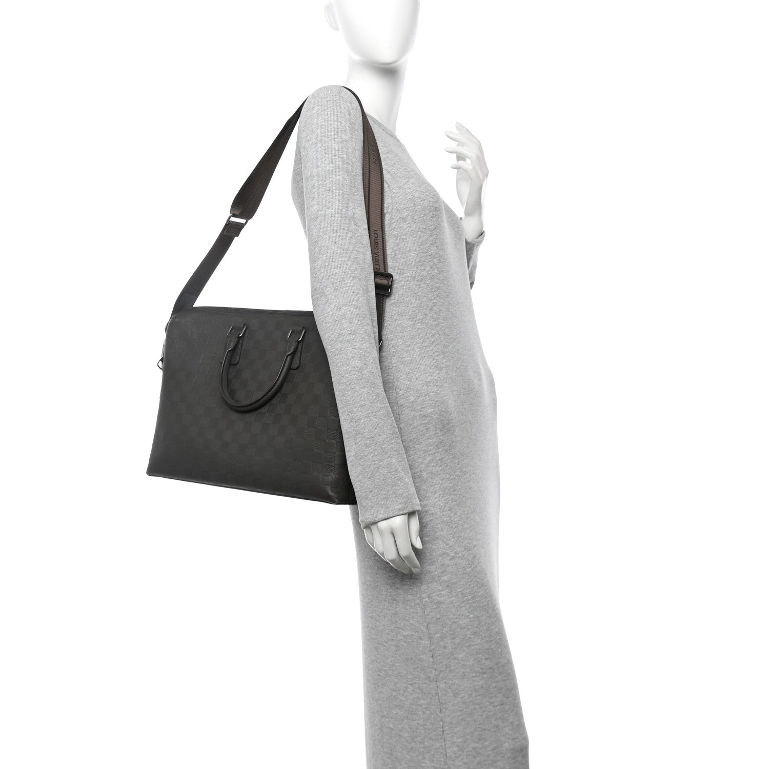 Louis Vuitton Damier Infini Porte-Documents Jour Granit 2 of 16