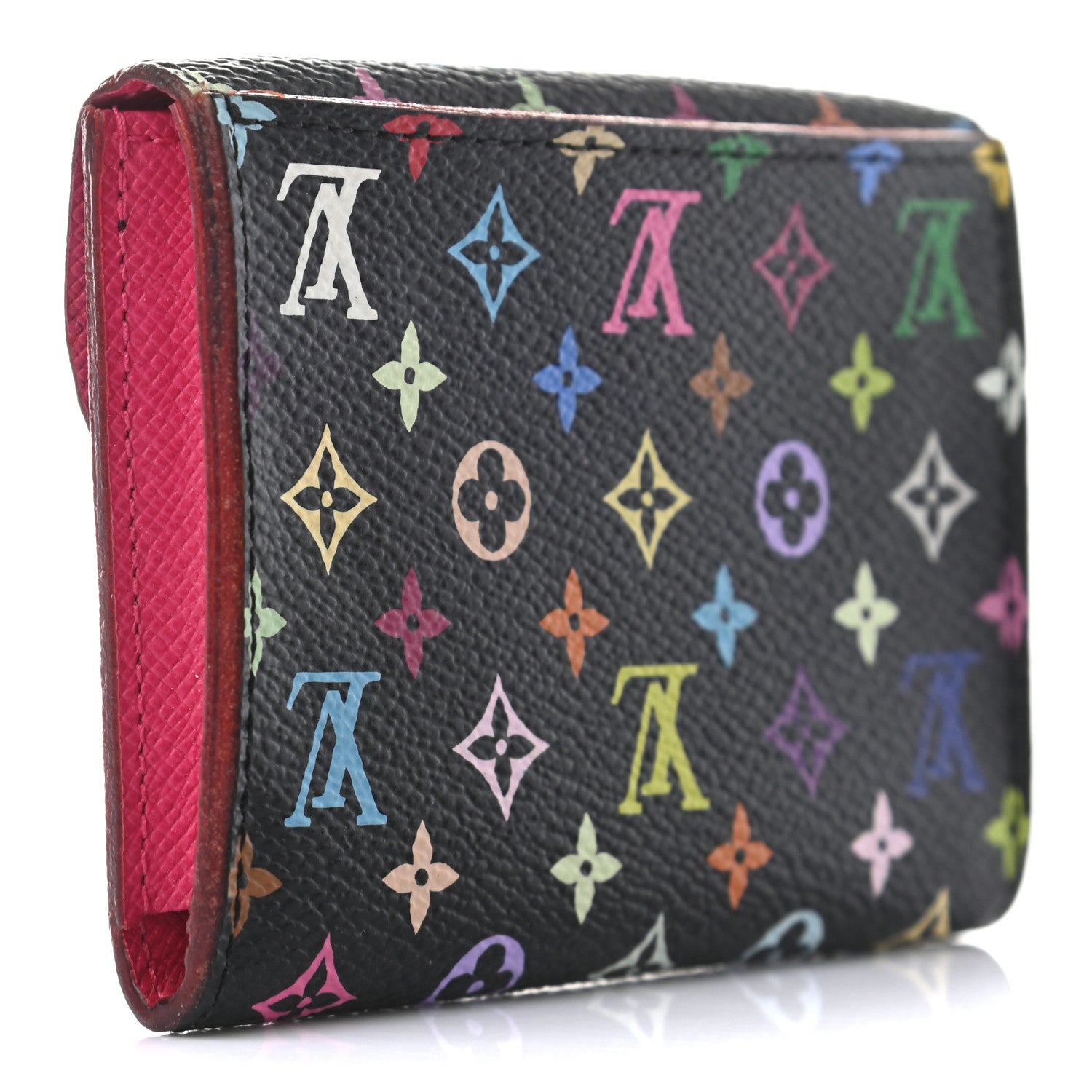 Louis Vuitton Monogram Multicolor Business Card Holder Black Grenade 3 of 8