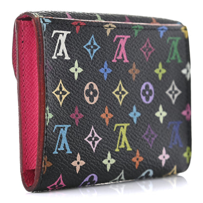 Louis Vuitton Monogram Multicolor Business Card Holder Black Grenade 3 of 8