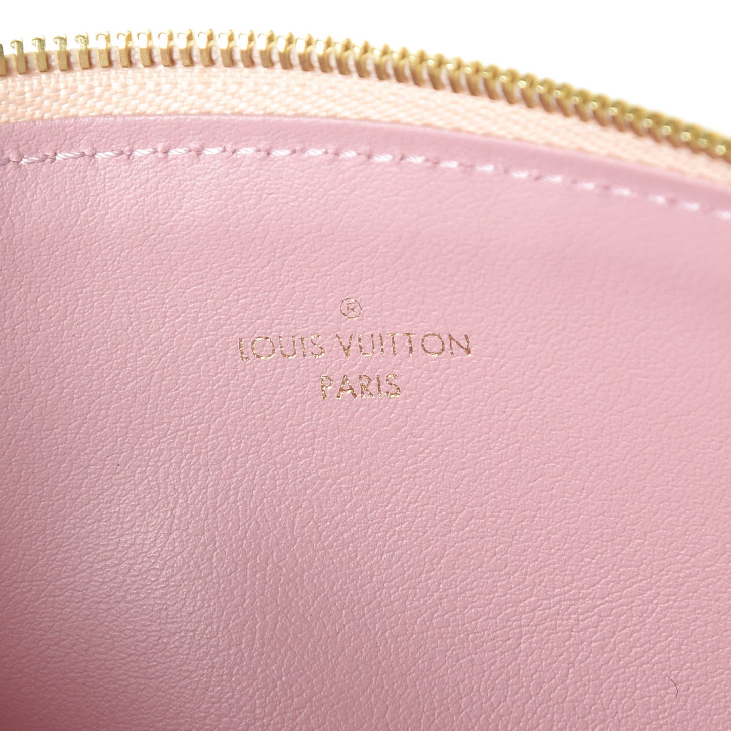 Damier Azur Felicie Chain Wallet Zippered Insert Rose Ballerine