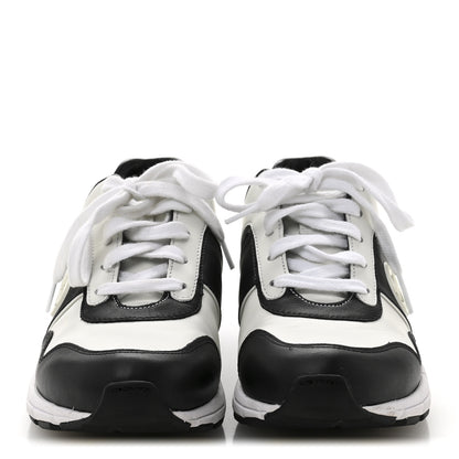 Gucci Calfskin Womens Interlocking G Sneakers 35.5 Black White 3 of 10