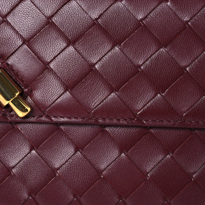 Bottega Veneta Nappa Intrecciato Long Andiamo Top Handle Clutch Barolo 9 of 12