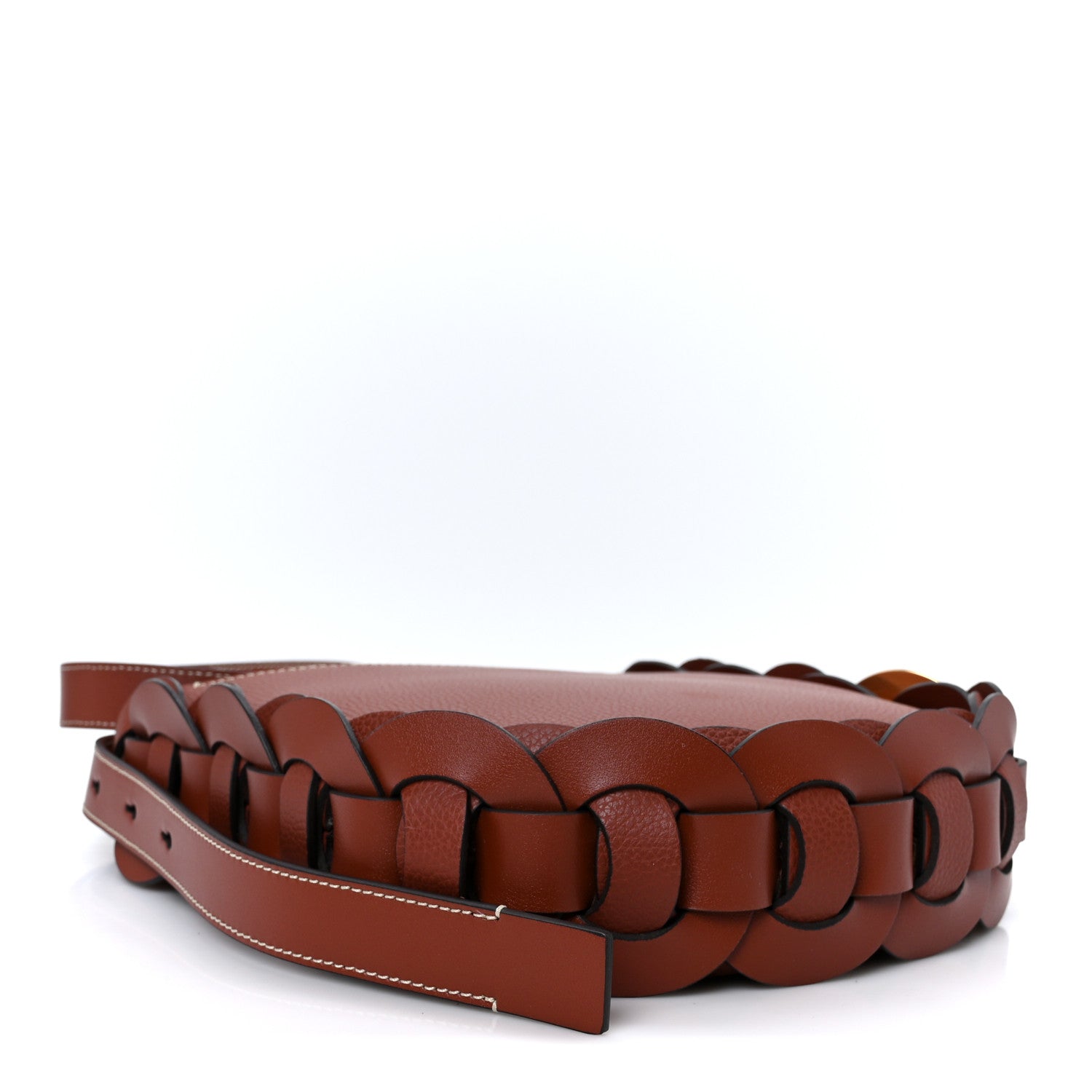 Chloe Small Grain Smooth Calfskin Small Darryl Hobo Sepia Brown 3 of 11