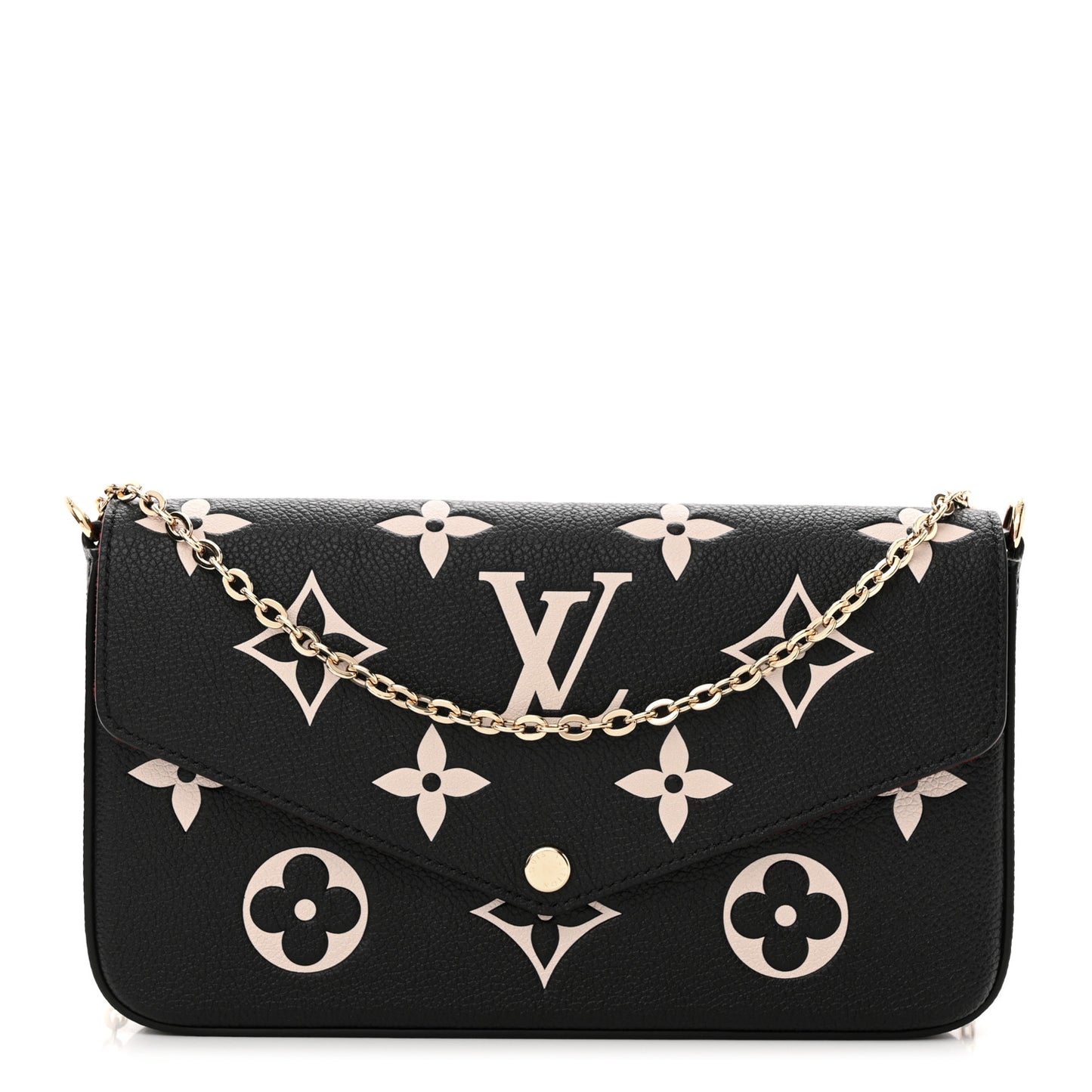 Empreinte Monogram Giant Felicie Pochette Black Beige