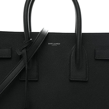 Saint Laurent Grained Calfskin Small Sac De Jour Black 16 of 21
