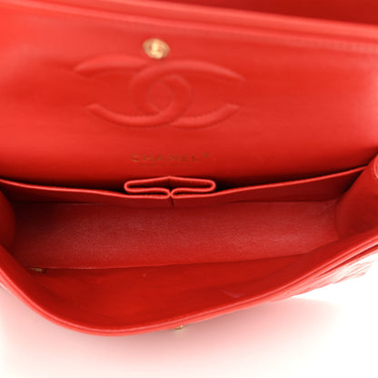 Chanel Lambskin Quilted Medium Double Flap Red 5 of 11
