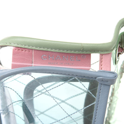 Chanel Lambskin PVC Quilted Mini Coco Splash Flap Blue Green 6 of 11