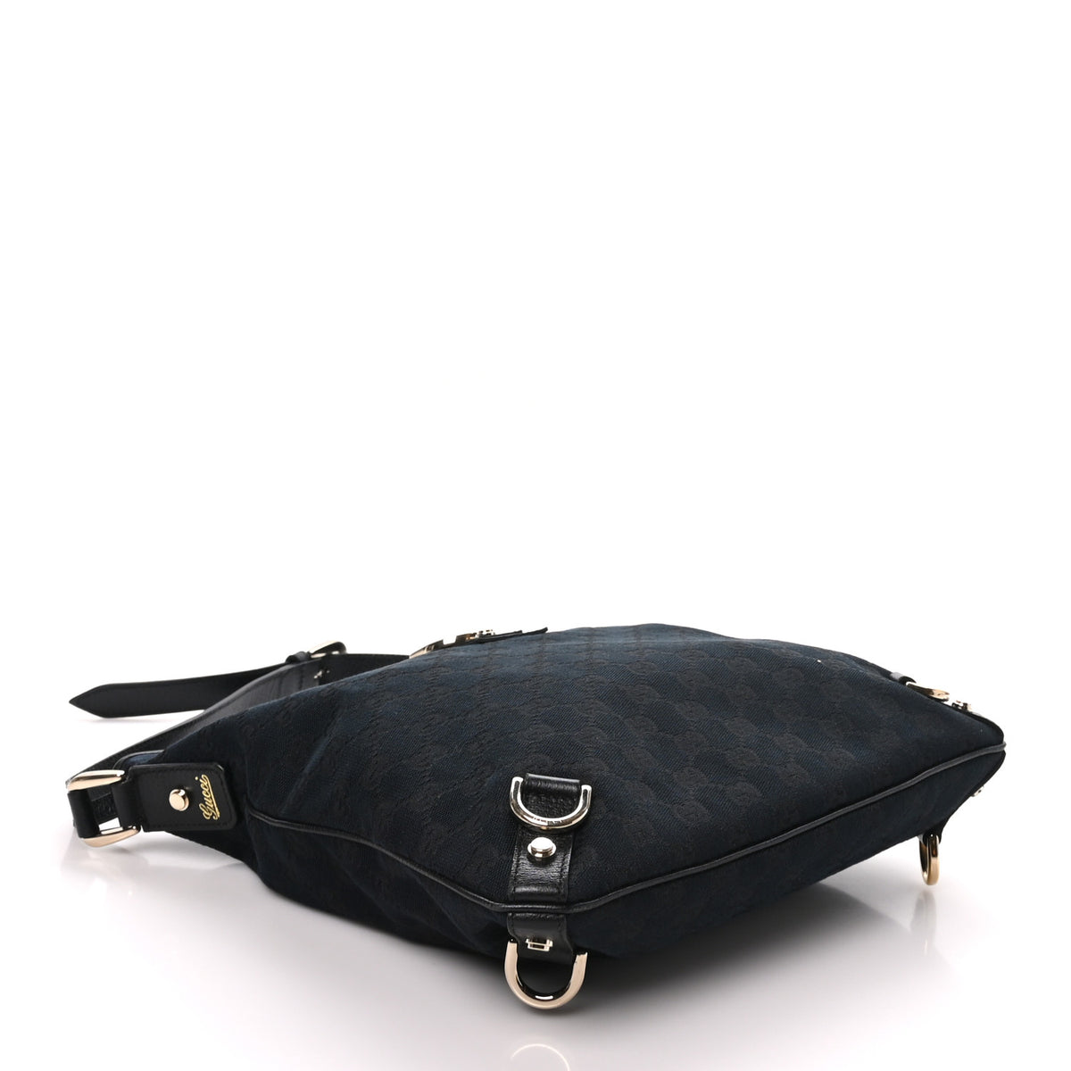 Gucci Monogram Abbey Messenger Bag Black 4 of 10