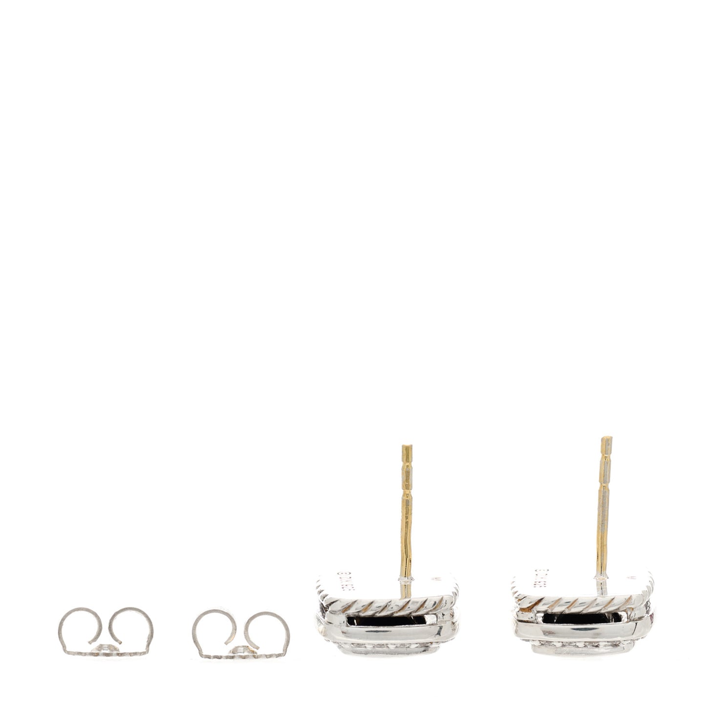 Sterling Silver Diamond Black Onyx 7mm Albion Earrings