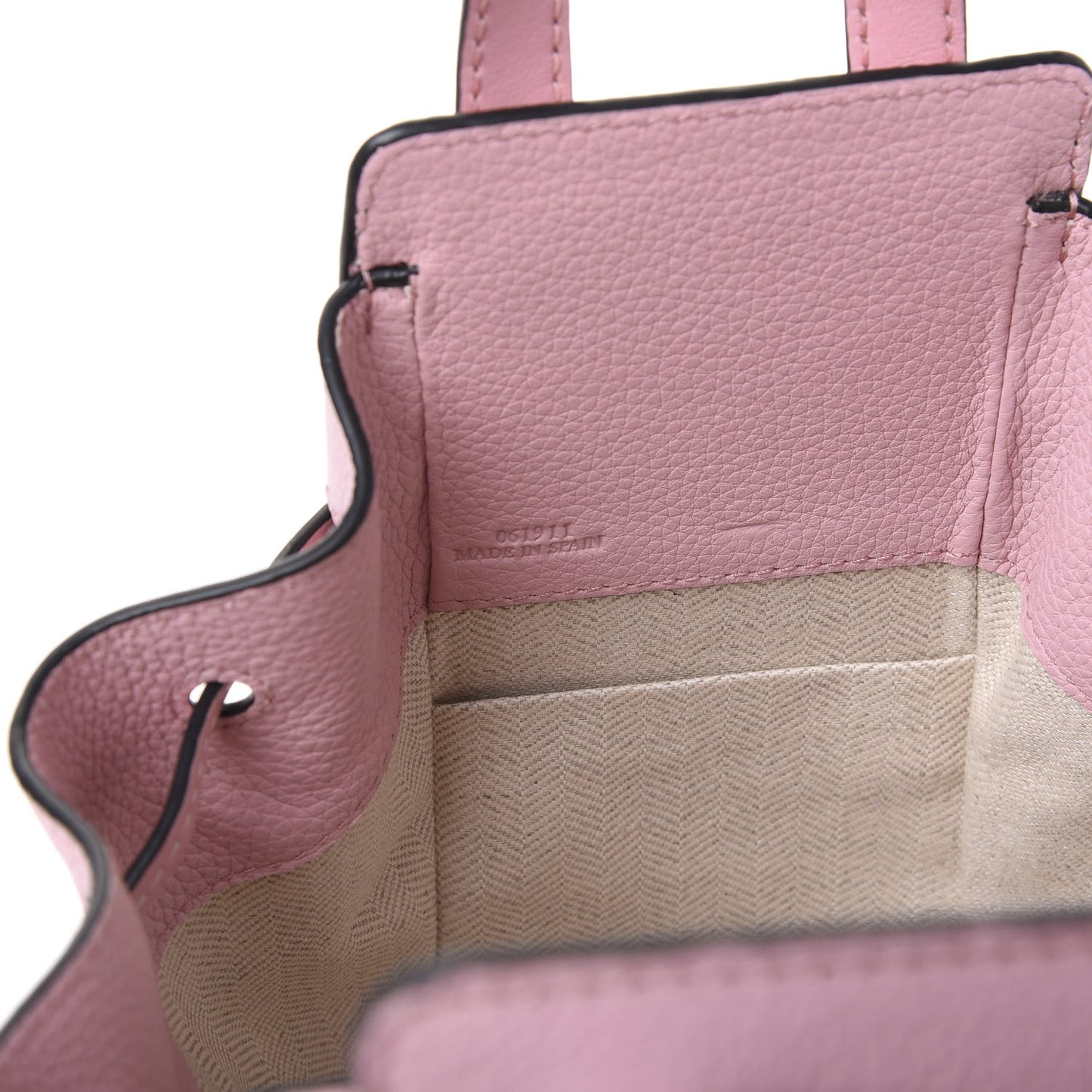 Calfskin Mini Hammock Shoulder Bag Pastel Pink