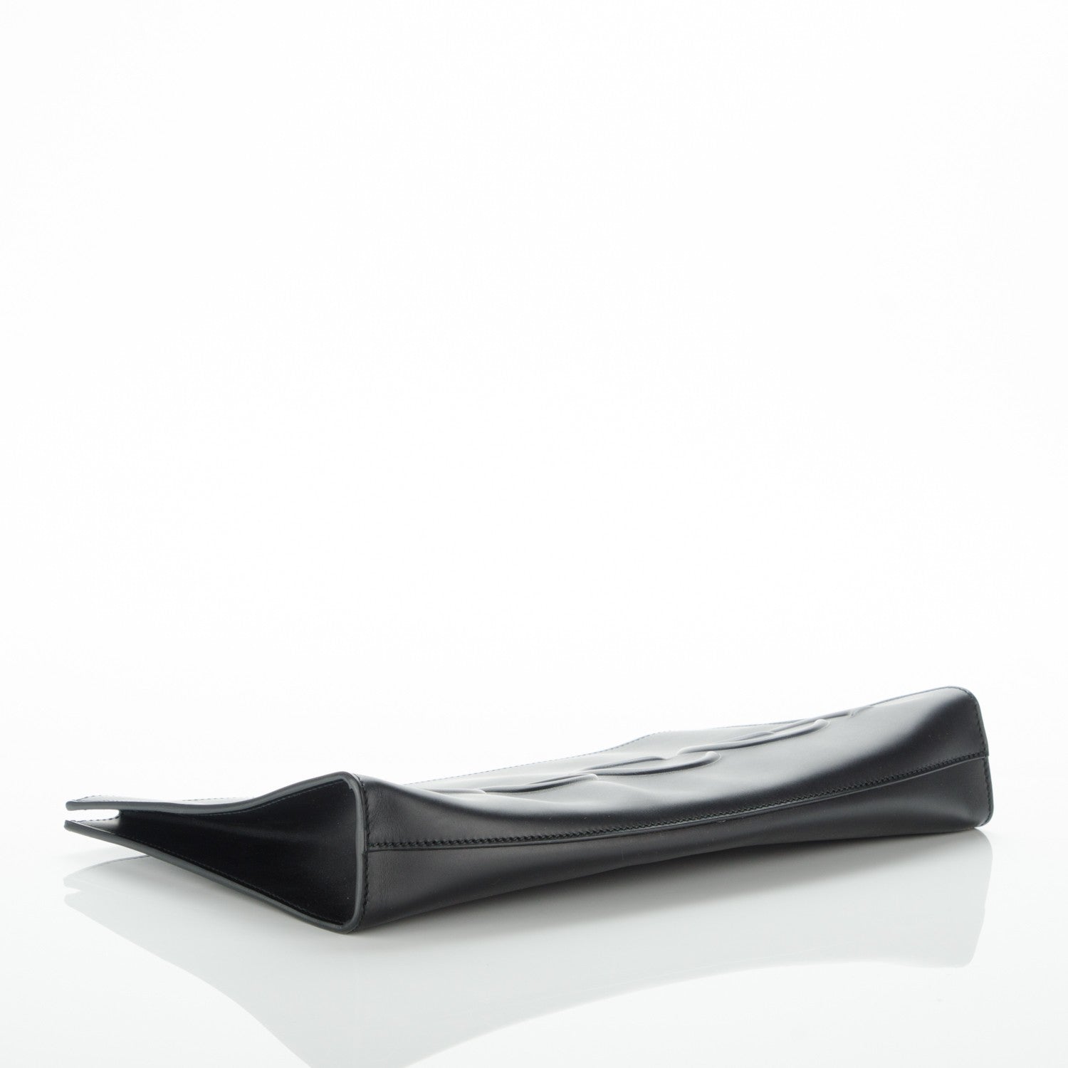 Gucci Calfskin Embossed XL Clutch Nero Black 4 of 6