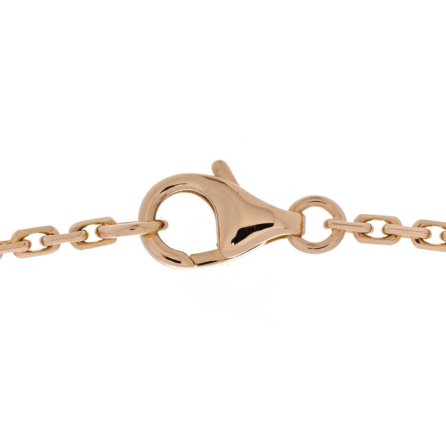 Cartier 18K Yellow Gold Diamond Interlocking LOVE Necklace 5 of 5