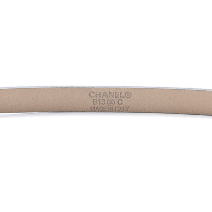 Chanel Caviar CC Skinny Belt 90 36 Black 3 of 9