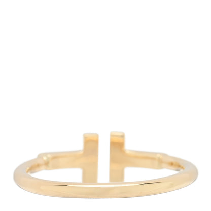 Tiffany 18K Yellow Gold T Wire Ring 53 6.5 3 of 4