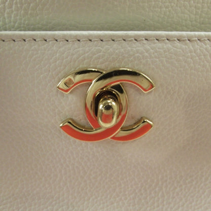 Chanel Caviar Cerf Shopper Tote White 7 of 13
