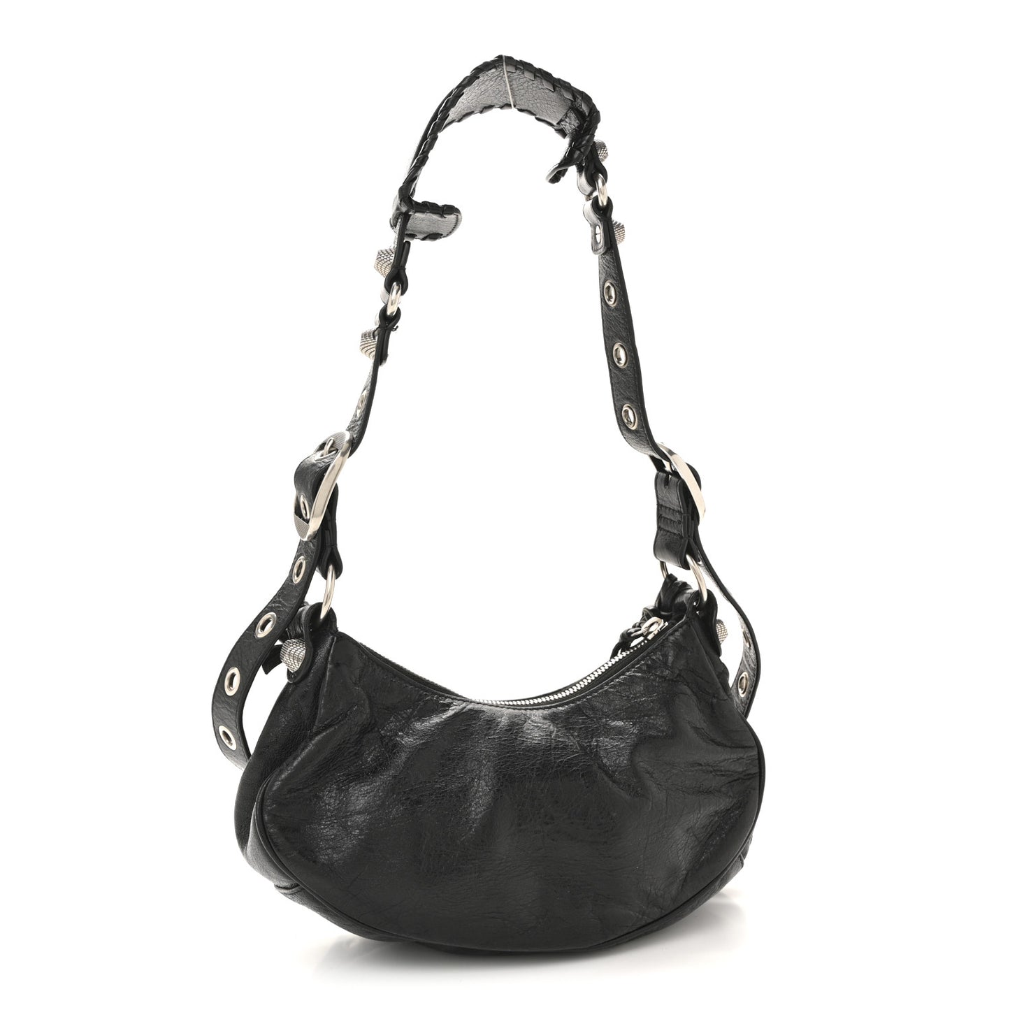 Agneau Arena Le Cagole Shoulder Bag XS Black