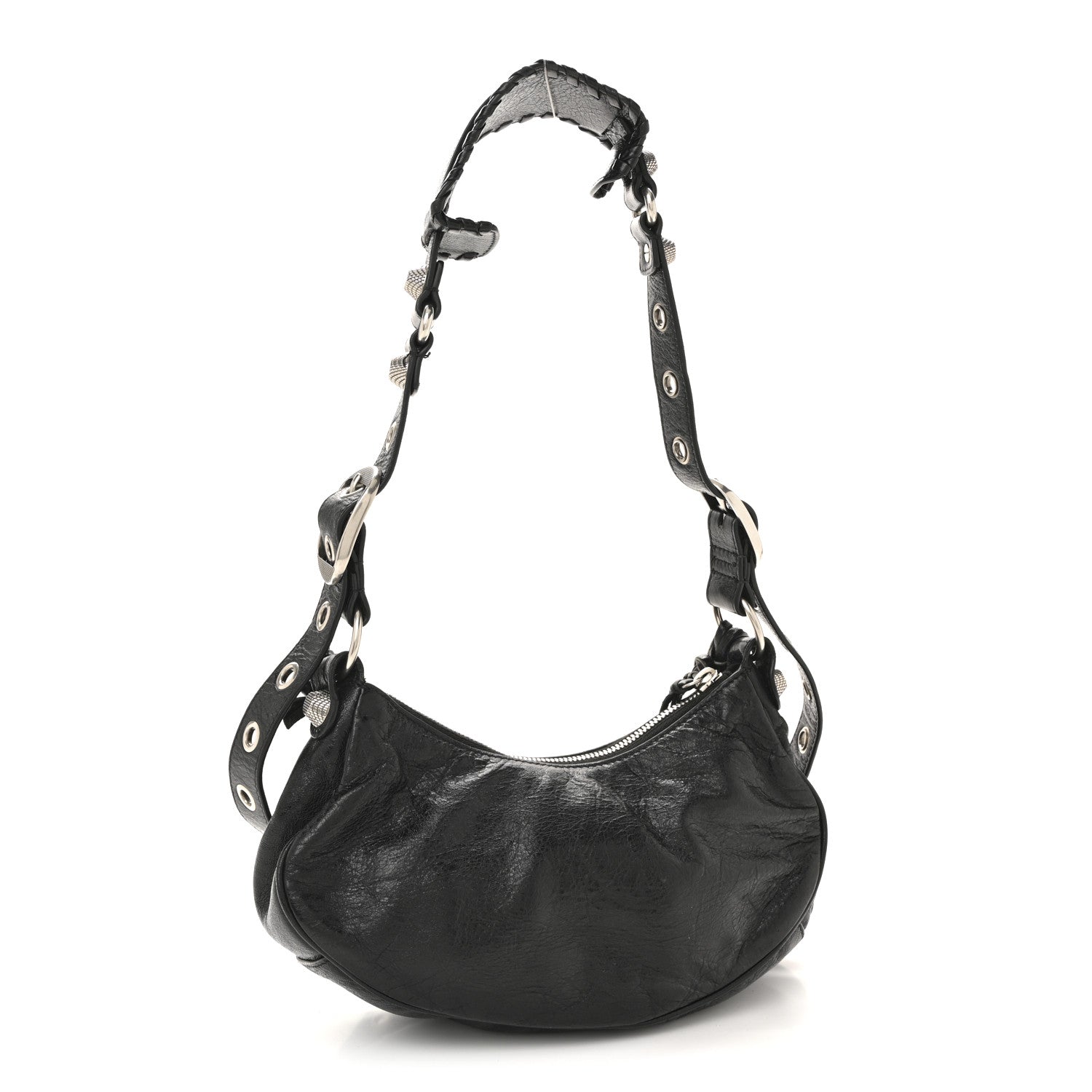 Balenciaga Agneau Arena Le Cagole Shoulder Bag XS Black 4 of 14