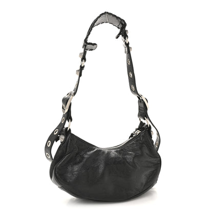 Balenciaga Agneau Arena Le Cagole Shoulder Bag XS Black 4 of 14