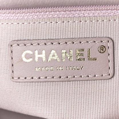 Chanel Calfskin Stitched Chain Flap Light Pink 7 of 12