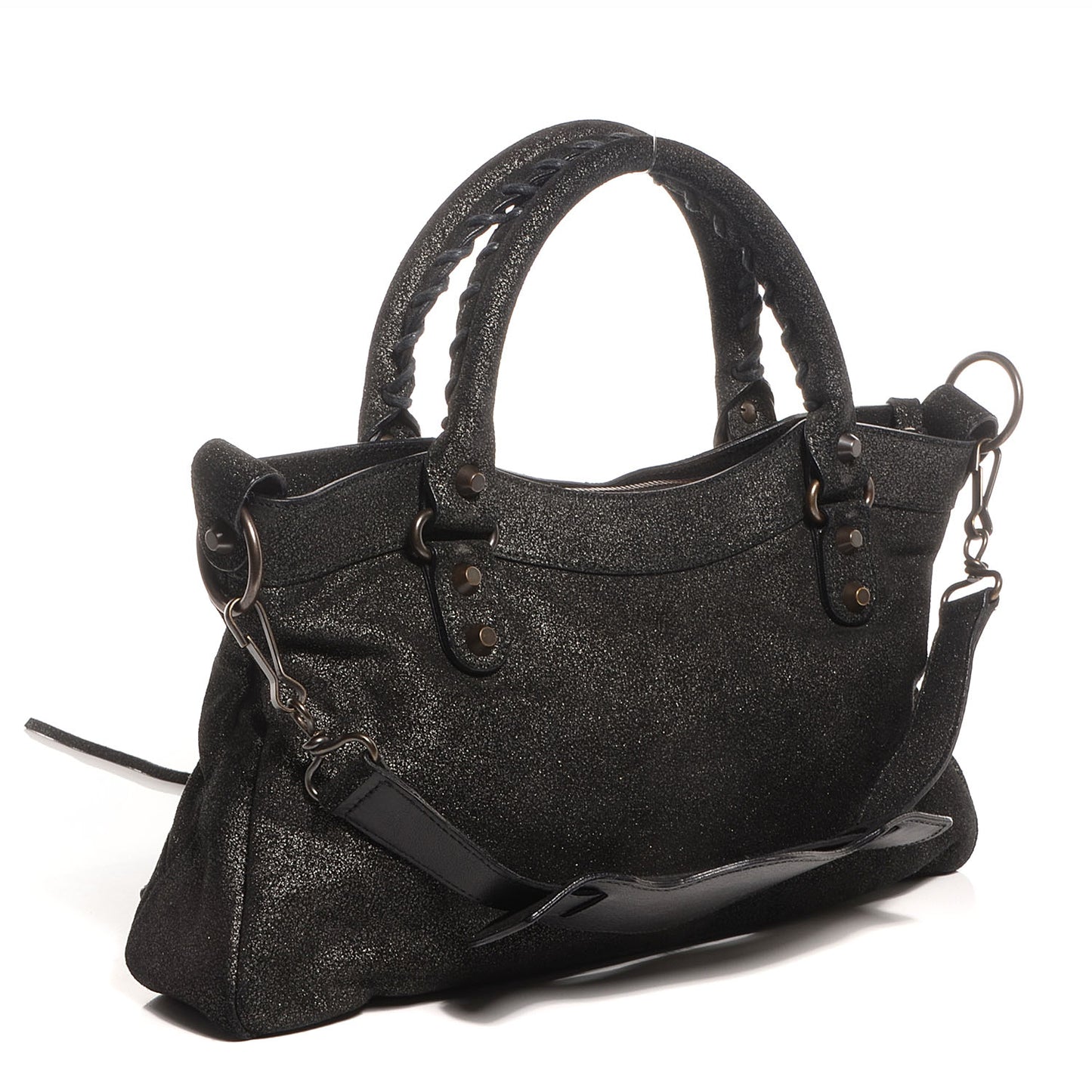 Craquele Calfskin First Black