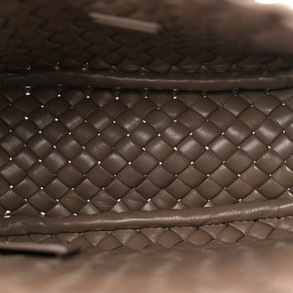 Bottega Veneta Nappa Intreccio Mini Cobble Shoulder Bag Taupe Grey 5 of 9
