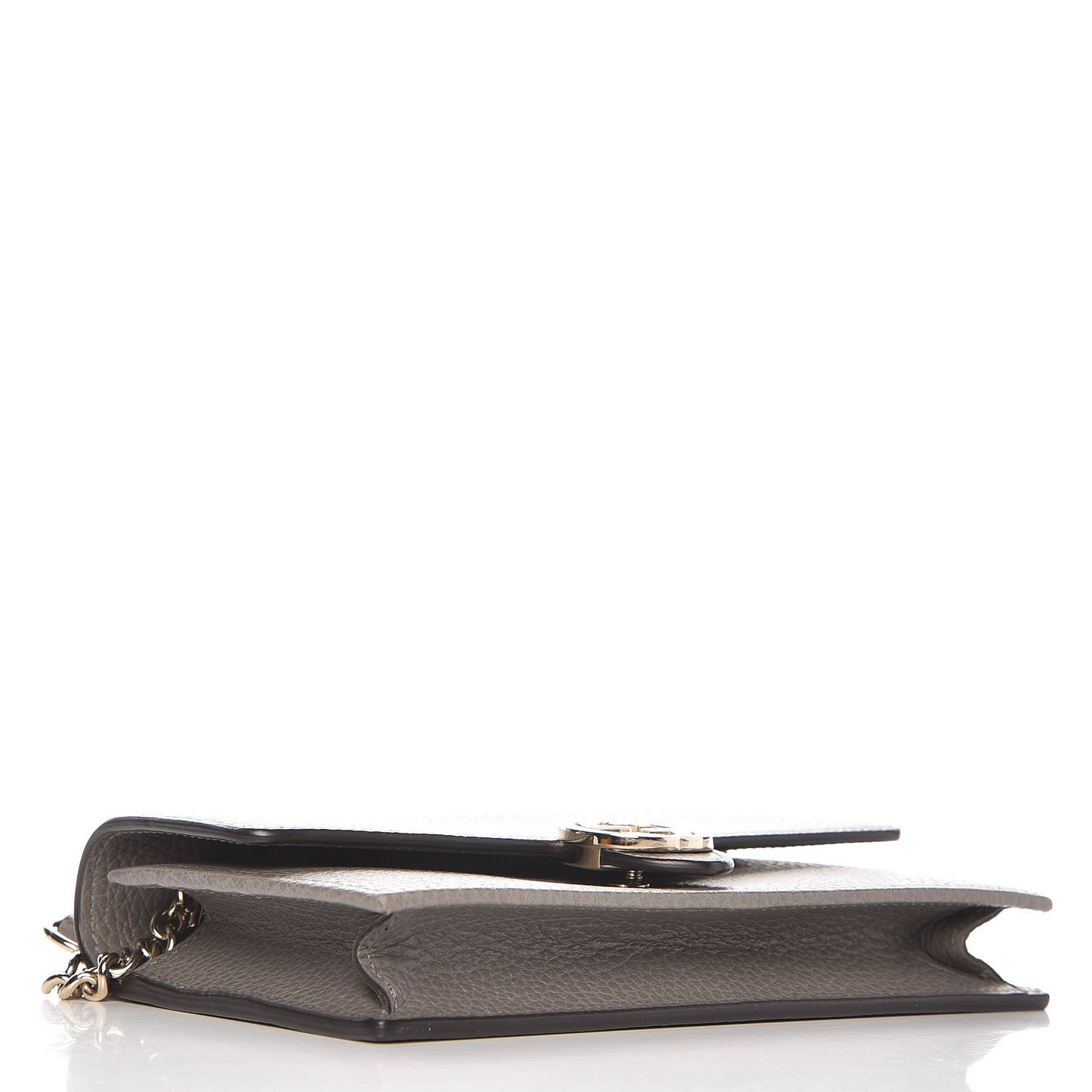 Dollar Calfskin Interlocking G Chain Wallet Loess