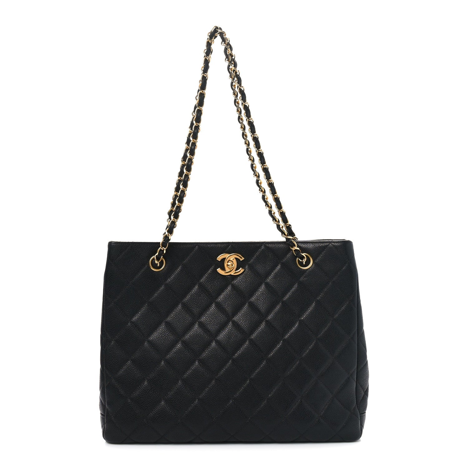 Chanel Caviar Quilted Shopper Tote Black 1 of 10