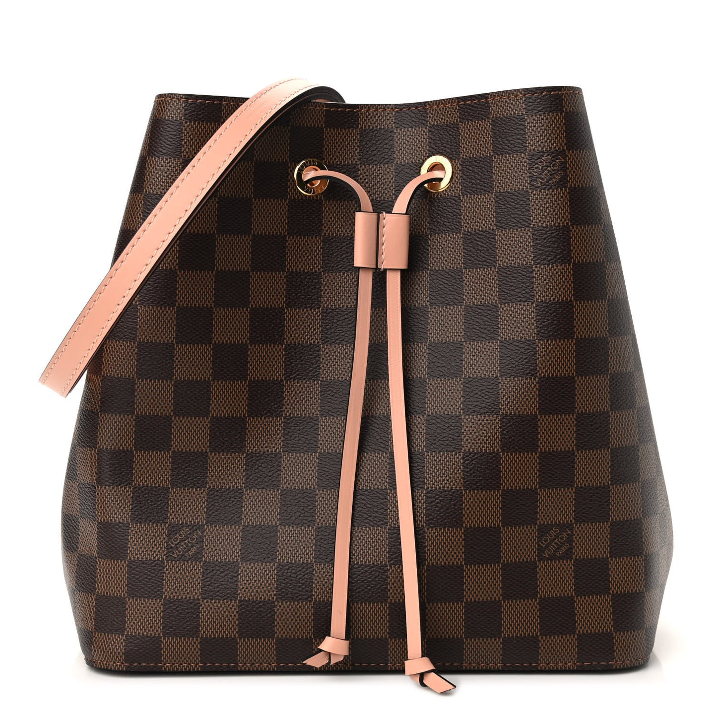 Damier Ebene Neonoe MM Venus Pink