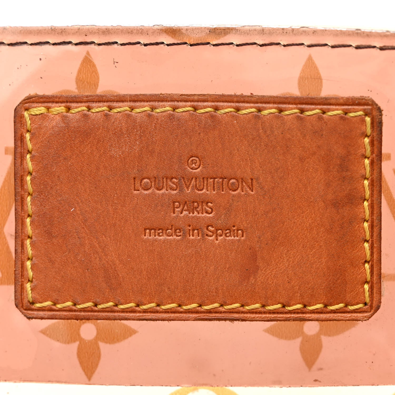Louis Vuitton Vinyl Cabas Sac Ambre MM 8 of 18
