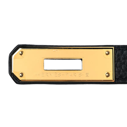 Hermes Togo Kelly Retourne 28 Black 28 of 36
