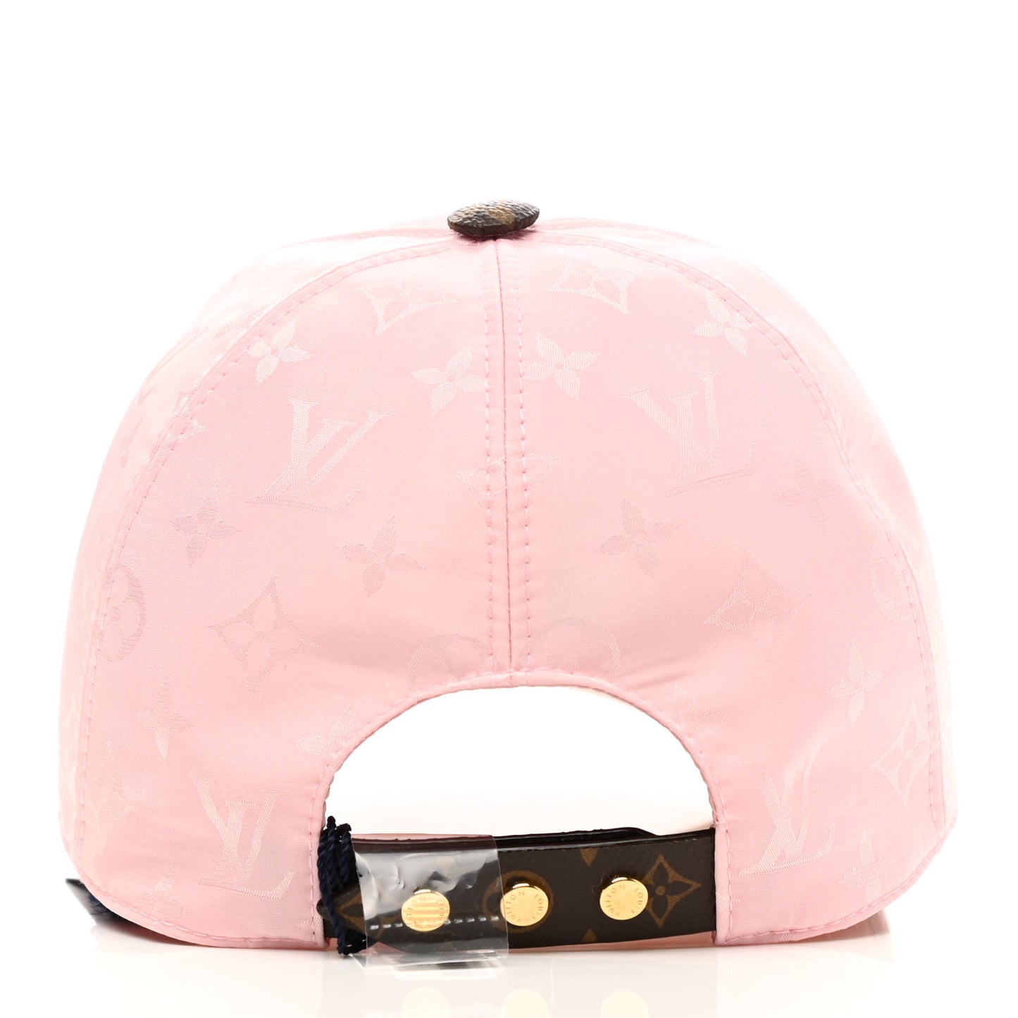 Polyester Silk Monogram LV Get Ready Cap M Pink