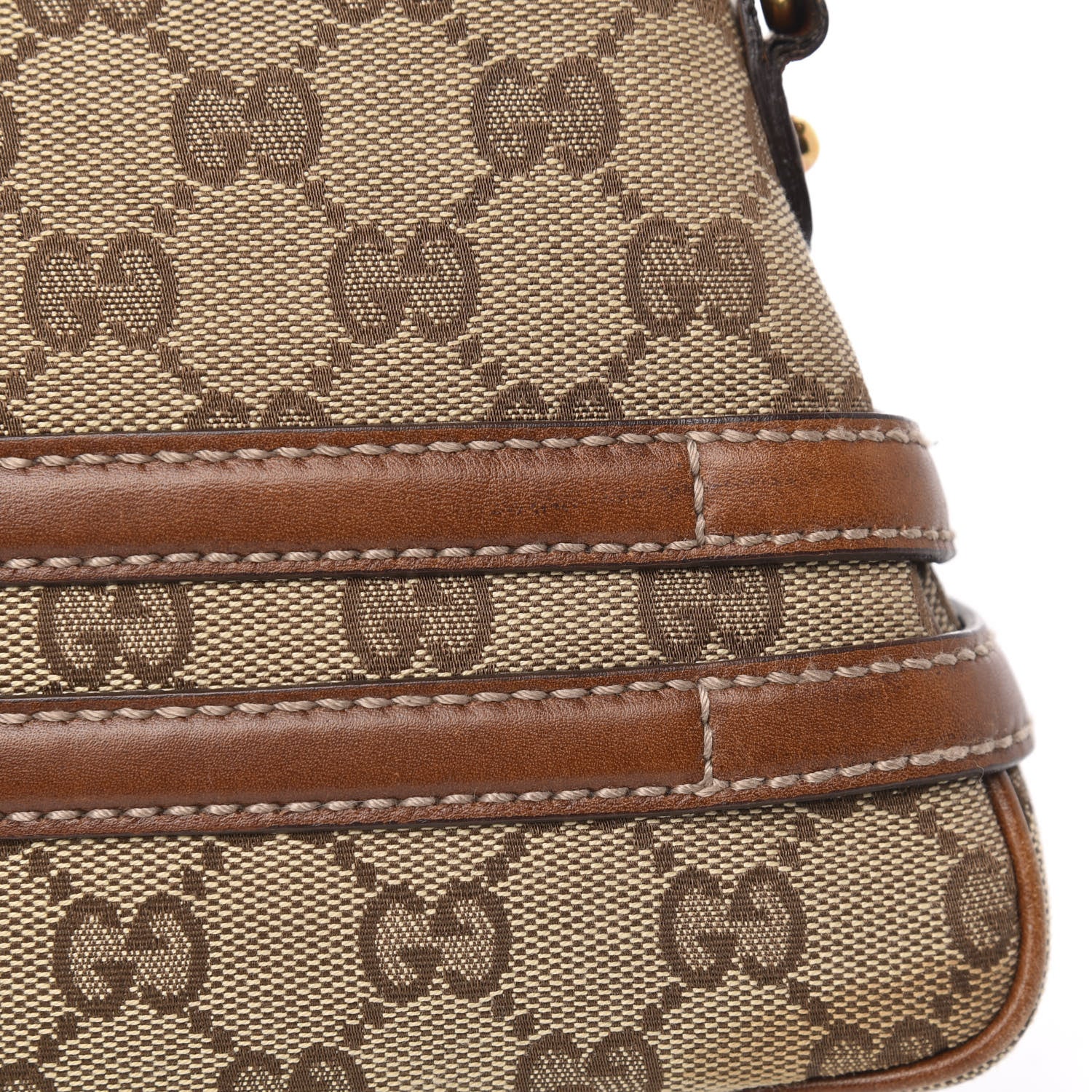 Gucci Monogram Horsebit Chain Flap Shoulder Bag 11 of 16