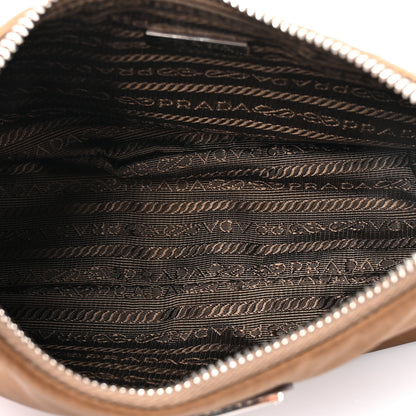 Prada Tessuto Nylon Saffiano Re-Edition 2005 Shoulder Bag Cacao 5 of 9