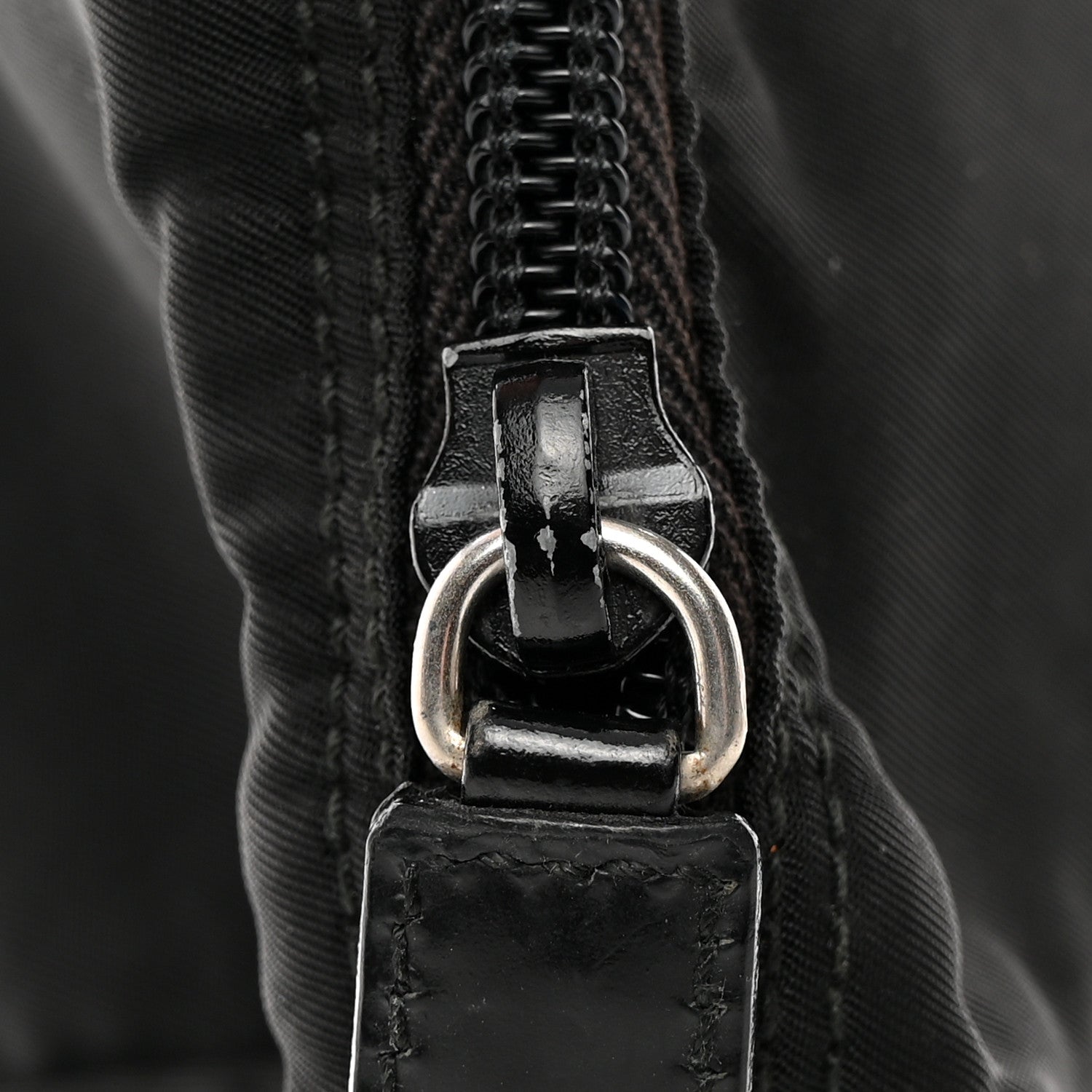 Prada Nylon Tessuto Pouch Black 8 of 8