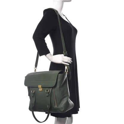 3.1 Phillip Lim 3.1 Textured Calfskin Large Pashli Satchel Jade 2 of 9