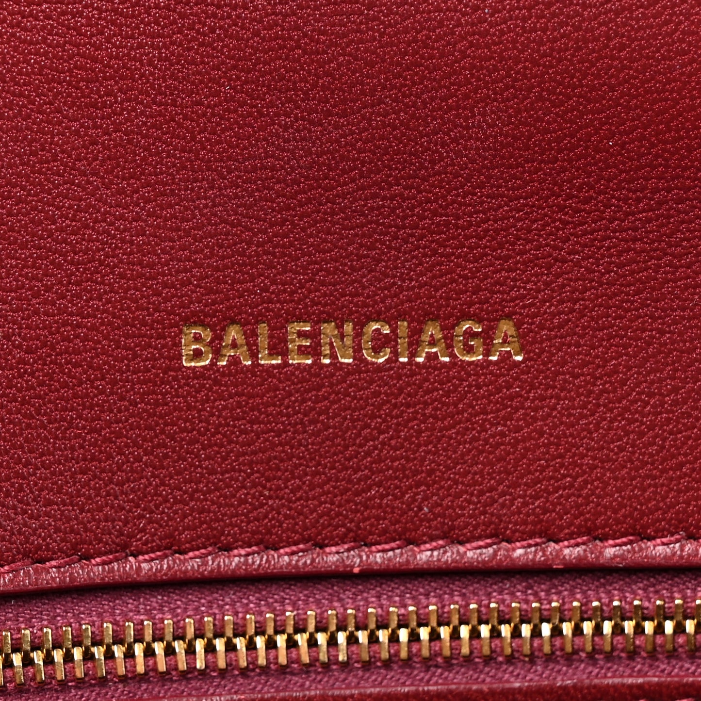 Shiny Calfskin Crocodile Embossed Small Hourglass Top Handle Bag Dark Red
