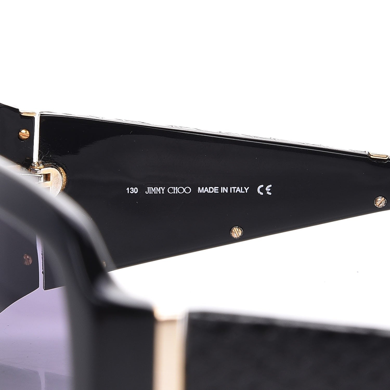 Jimmy Choo Snakeskin Ella Sunglasses Black 5 of 9