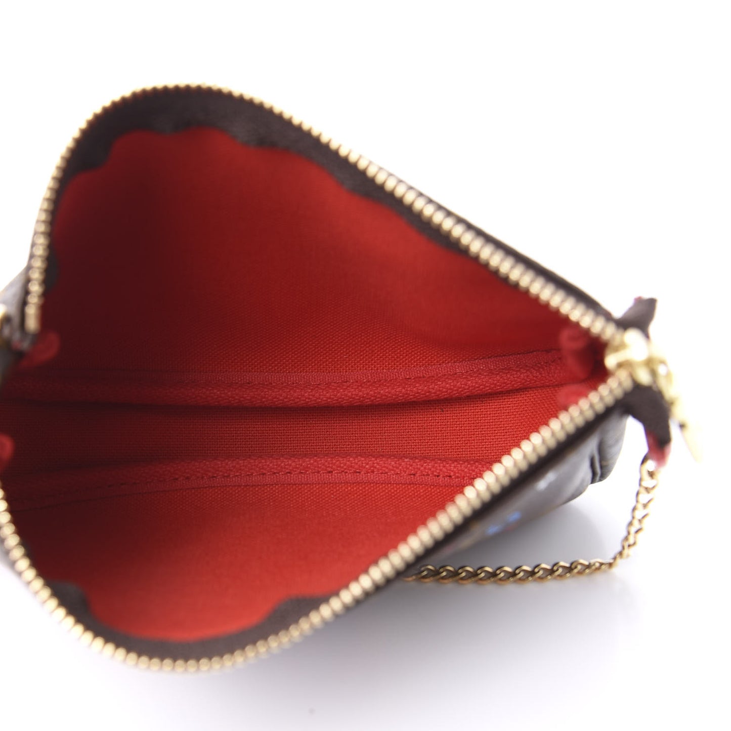 Monogram 2020 Christmas Animation Bumper Cars Mini Pochette Accessories Coquelicot