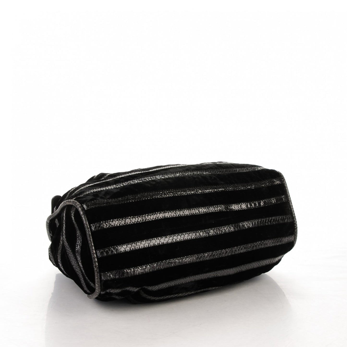 Velvet Snakeskin Ramona Black