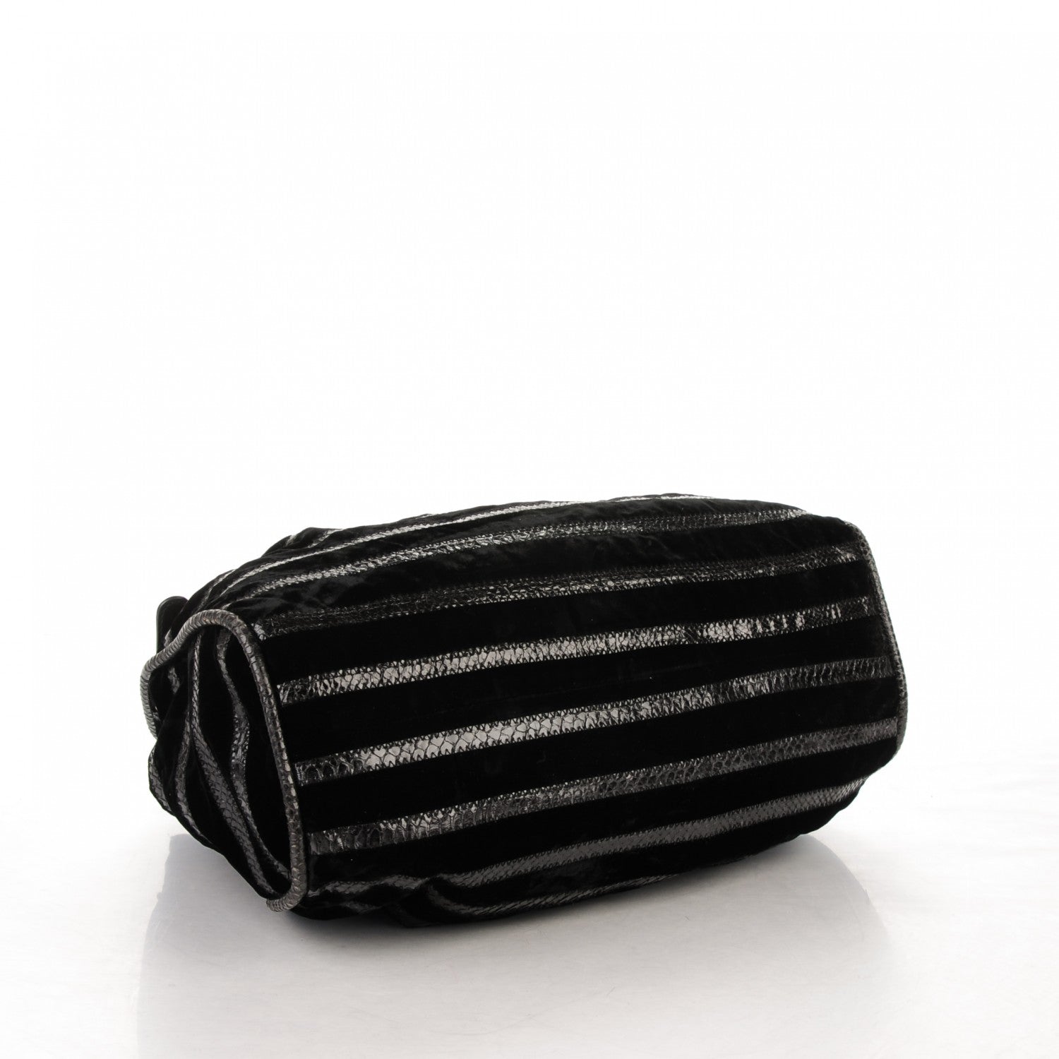 Jimmy Choo Velvet Snakeskin Ramona Black 4 of 7