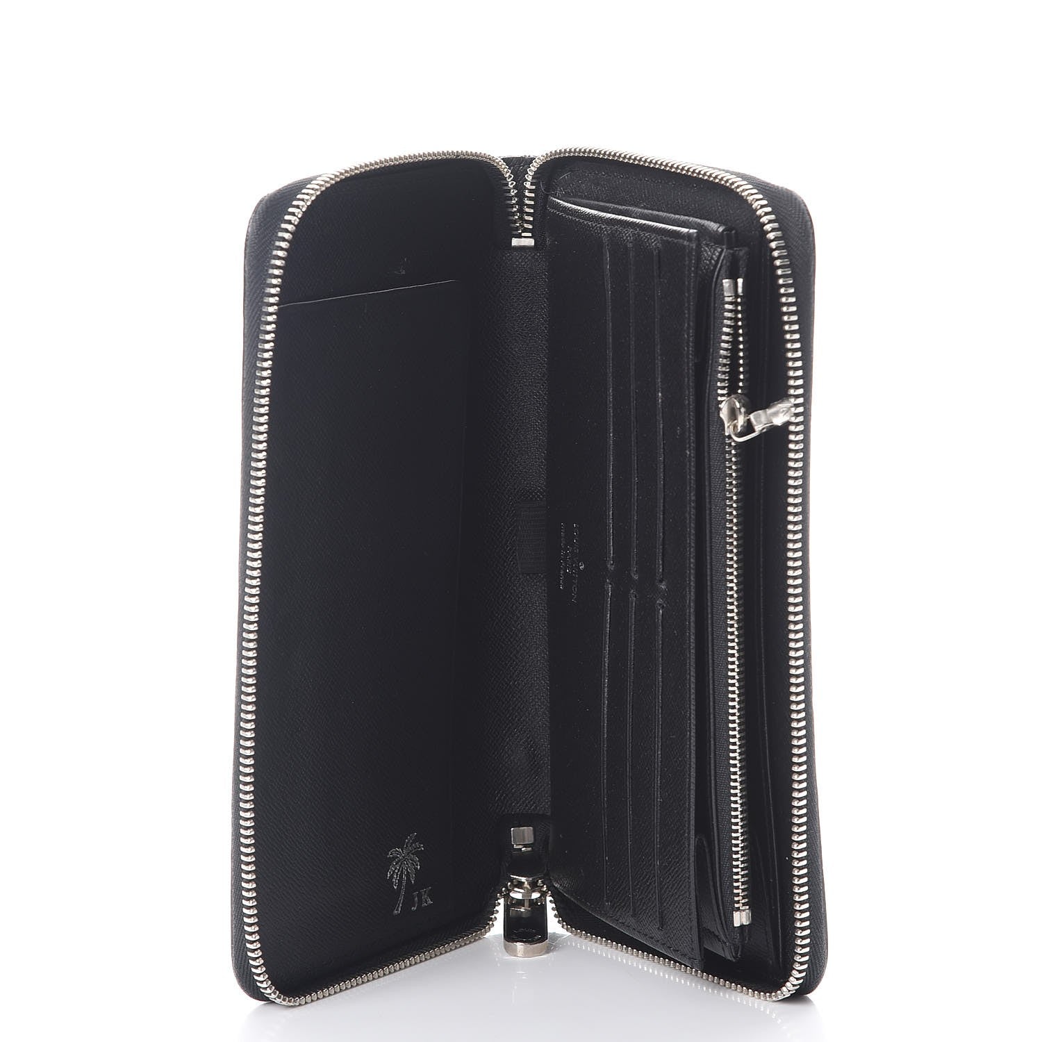 Louis Vuitton Epi Electric Zippy Organizer Wallet Black 5 of 9