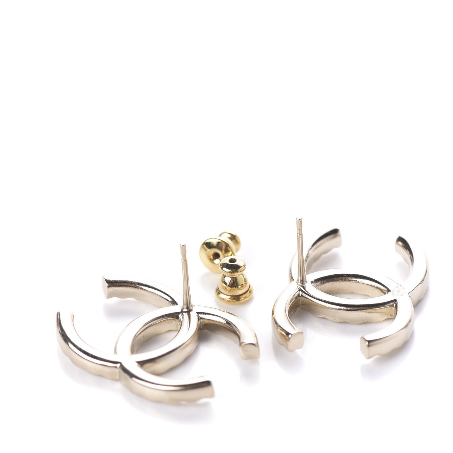 Baguette Crystal High Society CC Earrings Gold