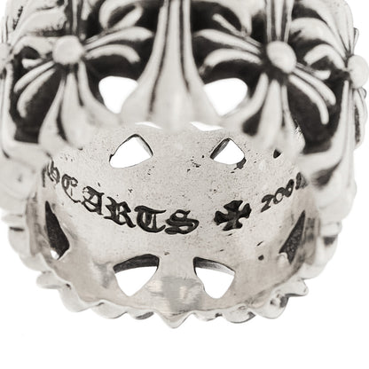 Chrome Hearts Sterling Silver Cemetery Cross Ring 54 6.75 6 of 7