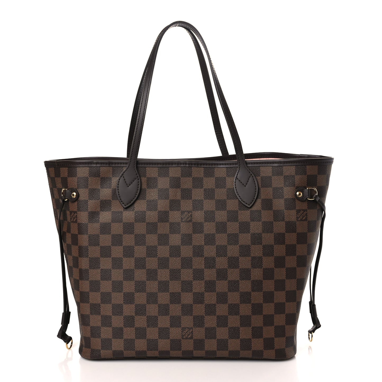 Damier Ebene Neo Neverfull MM Rose Ballerine