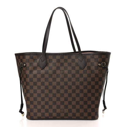 Louis Vuitton Damier Ebene Neo Neverfull MM Rose Ballerine 2 of 10