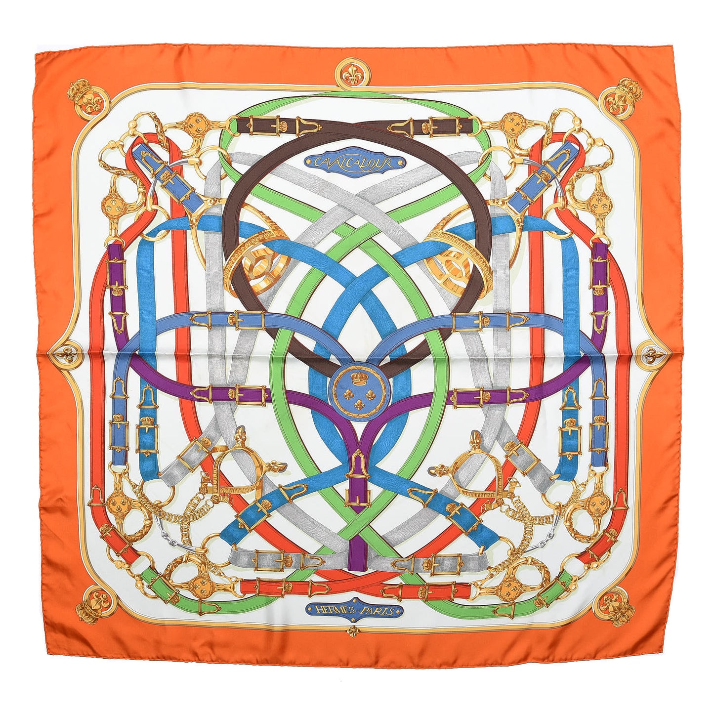 Silk Cavalcadour Scarf 90