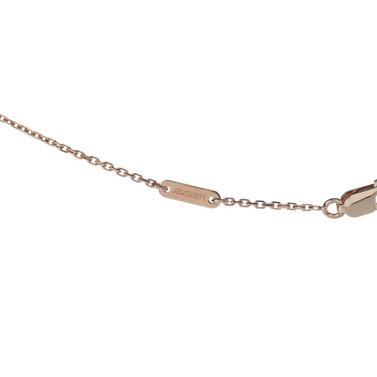 Van Cleef & Arpels 18K Yellow Gold Mother of Pearl Sweet Alhambra Pendant Necklace 5 of 8