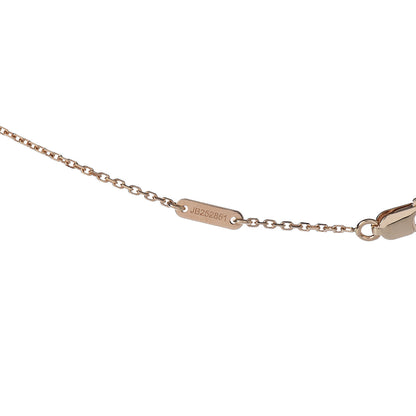 Van Cleef & Arpels 18K Yellow Gold Mother of Pearl Sweet Alhambra Pendant Necklace 5 of 8