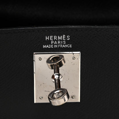Hermes Epsom Kelly Sellier 32 Black 6 of 11