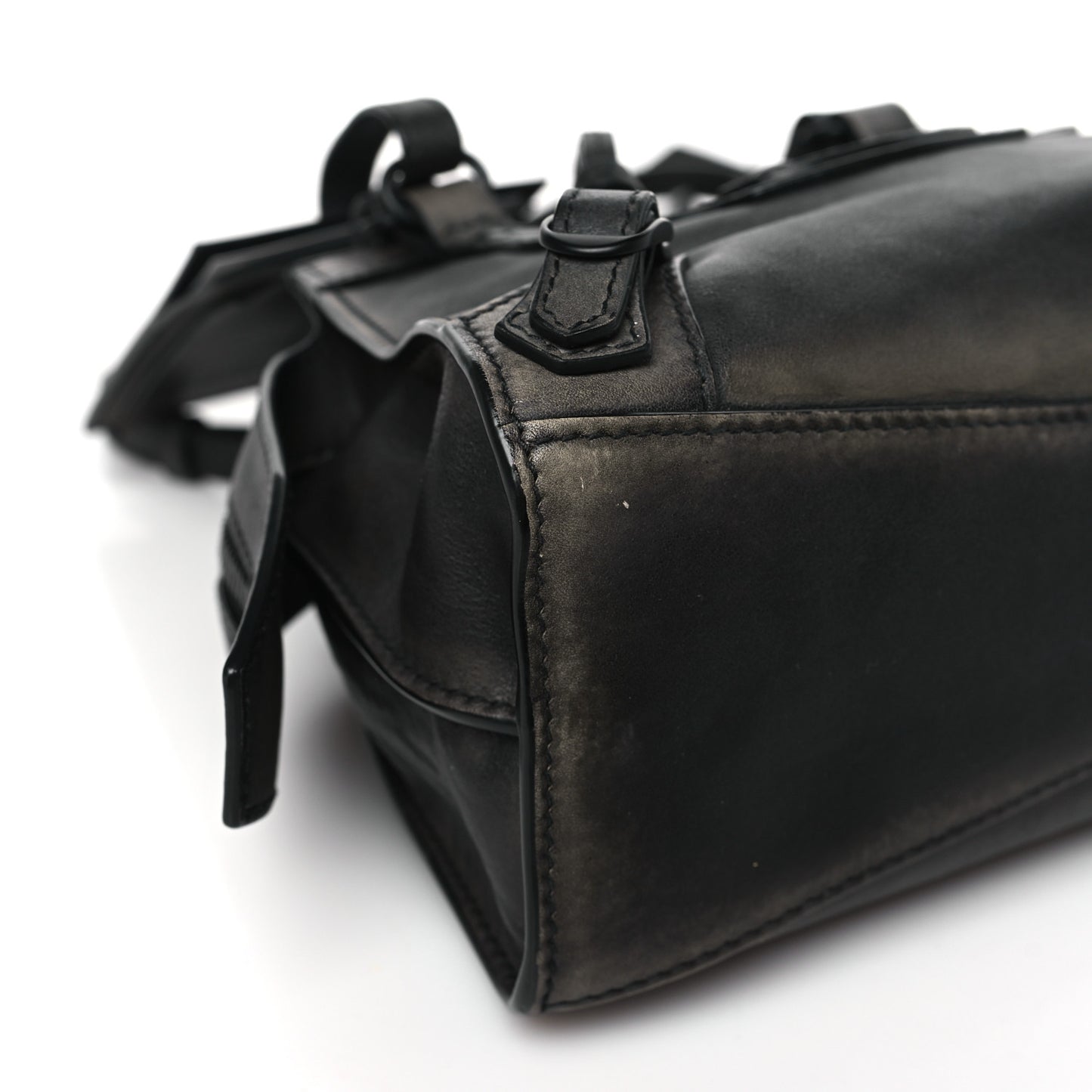 Used Calfskin Black Hardware Mini Neo Classic City Black